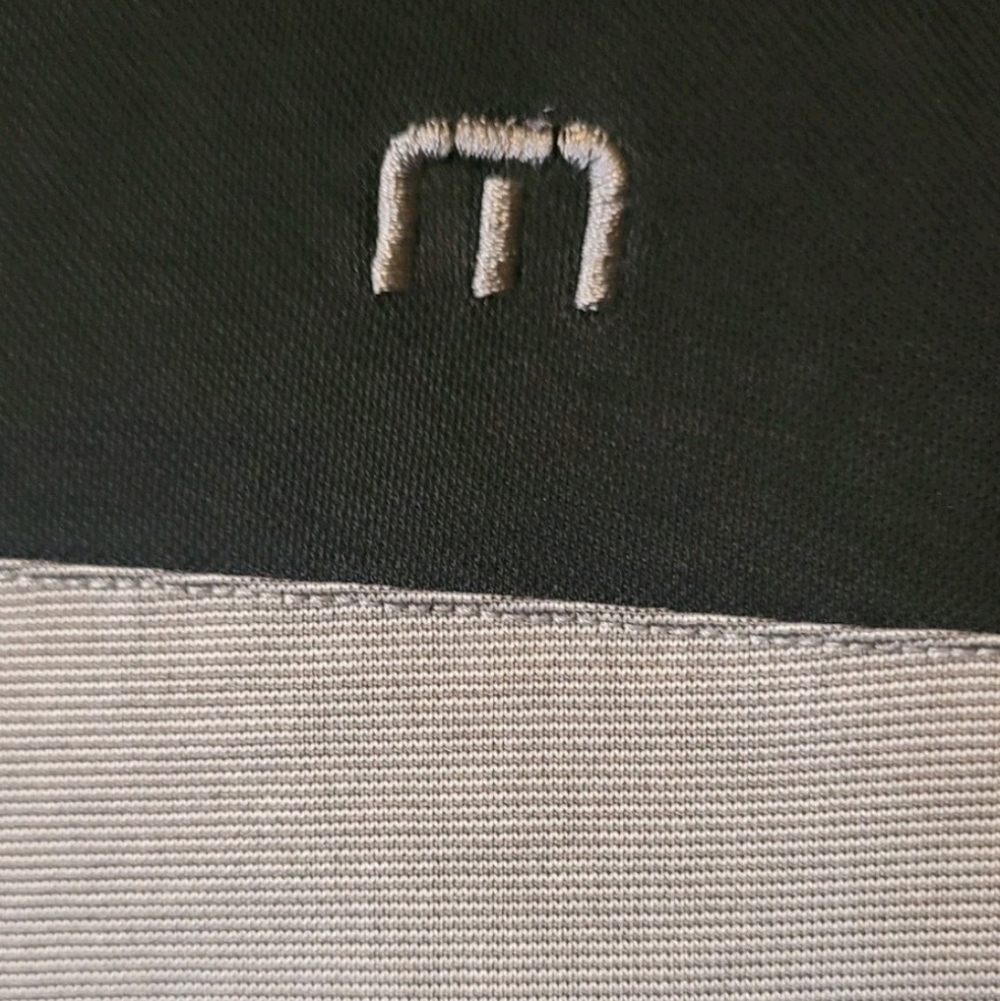 Travis Mathew Men's Medium Golf Performance Colorblock Stretch Polo Shirt - Picture 4 of 4